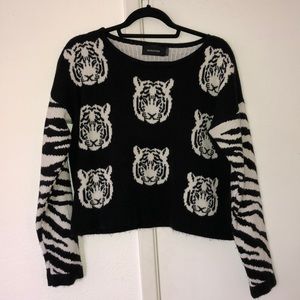 MINK PINK CROP SWEATER